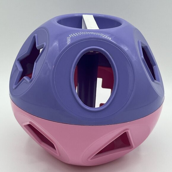 Tupperware Shape O Ball Toy Shape Sorter 9 Shape Purple Pink - Picture 2 of 7